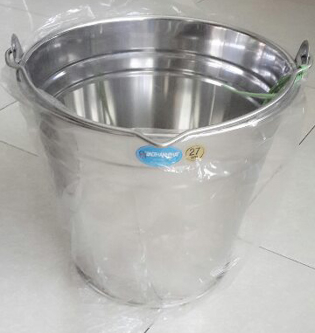 Xô inox nhỏ