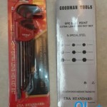 Bộ vặn ốc lục giác GoodMan nâu (lục lăng)