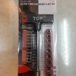 Bộ khẩu Top mini 22 chi tiết T-driver soc ket