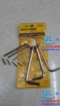 Bộ Lục lăng chữ L từ 1.5mm đến 6mm Handle Ball Point Hex Key