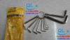 Bộ Lục lăng chữ L từ 1.5mm đến 10mm Handle Ball Point Hex Key