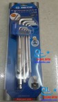 Bộ Lục lăng Kingtony từ 1.5mm đến 10mm Ball Point extra long Hex Key set