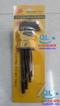 Bộ Lục lăng đen từ 1.5mm đến 10mm Wolf Team tools Handle Ball Point Hex Key
