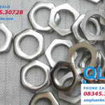 Đai ốc Nuts ecu M10 mỏng ren mịn 0.75-1mm