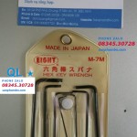 Bộ Lục giác Nhật Bản EIGHT M-7M japan Hex Key set (7 cây)