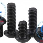 Bolt lục giác chìm đầu cầu mạ đen M3x10 M3*10 DIN 10.9