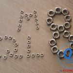 Đai ốc vuông Nuts Ecu M8 inox 304