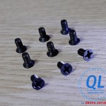 Bulong Screw vít pake đầu bằng M1.6x6 M1.6*6 đen