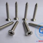 Vít inox đầu bằng