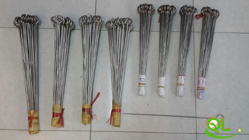 Xiên chả inox 35cm, 45cm, 50cm, 60cm, 70cm
